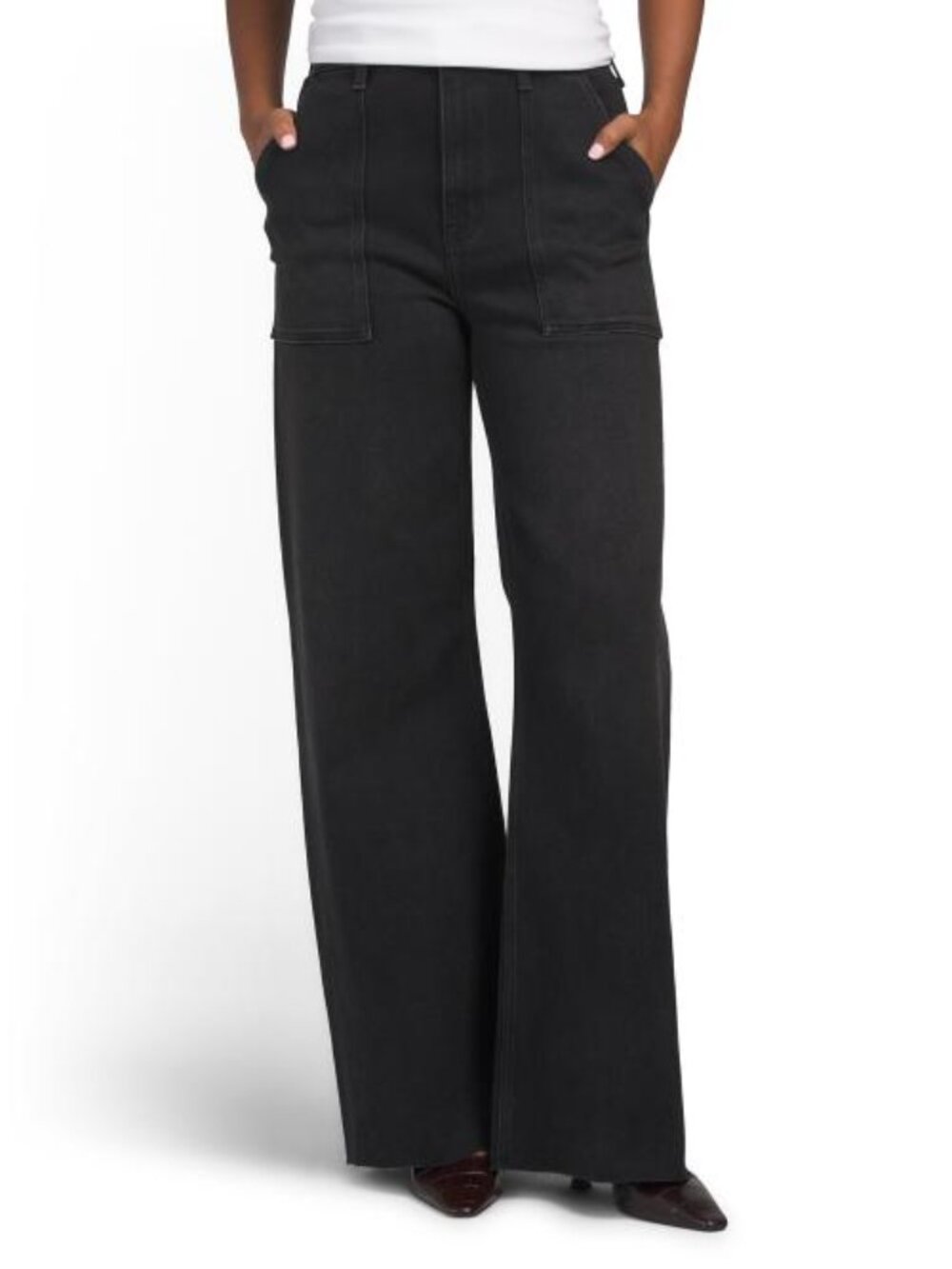 PISTOLA Penny Utility High Rise Wide Leg Jeans